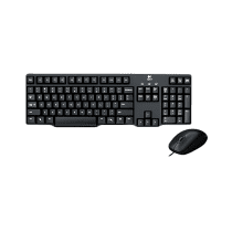 Logitech MK100 Wired PS/2 Keyboard and USB Mouse
