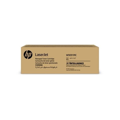 HP Cyan Managed Original Laserjet Toner Cartridge - W9091MC