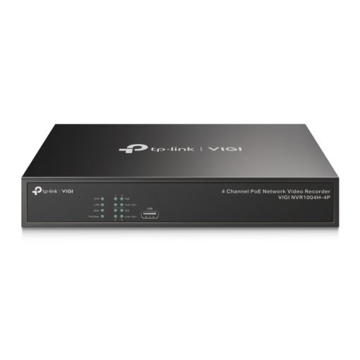 VIGI NVR1004H-4P | VIGI 4 Channel PoE+ Network Video Recorder