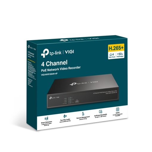 VIGI NVR1004H-4P | VIGI 4 Channel PoE+ Network Video Recorder - Image 4