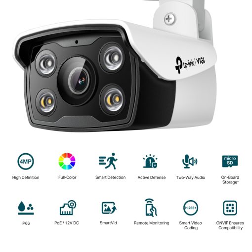 VIGI C340 | VIGI 4MP Outdoor Full-Color Bullet Network Camera - Image 2