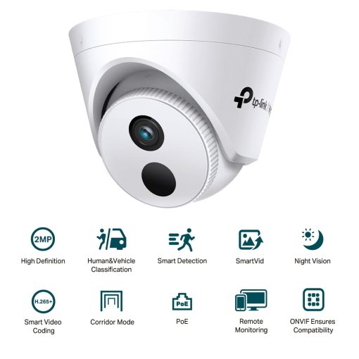 VIGI C420I CCTV CAMERA | VIGI 2MP IR Turret Network Camera - Image 2