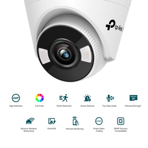 VIGI C440 CCTV | VIGI 4MP Full-Color Turret Network Camera - Image 2