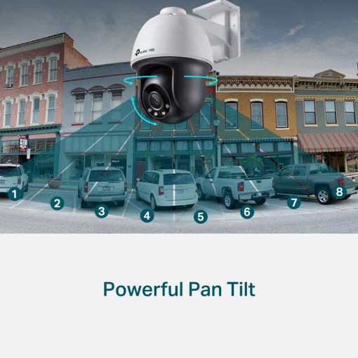 VIGI C540 | VIGI 4MP Outdoor Full-Color Pan Tilt Network Camera - Image 3