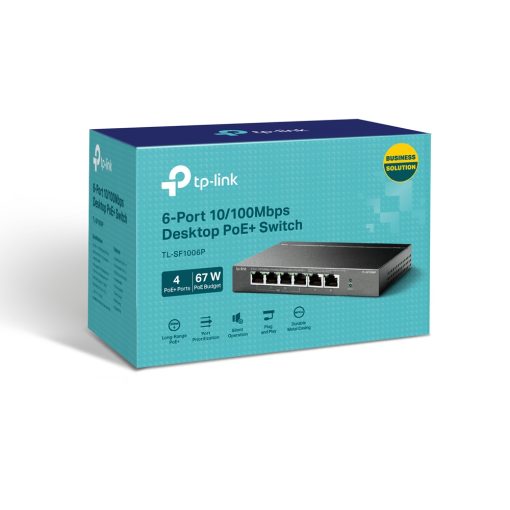 TL-SF1006P | 6-Port 10/100Mbps Desktop Switch with 4-Port PoE+ - Image 8