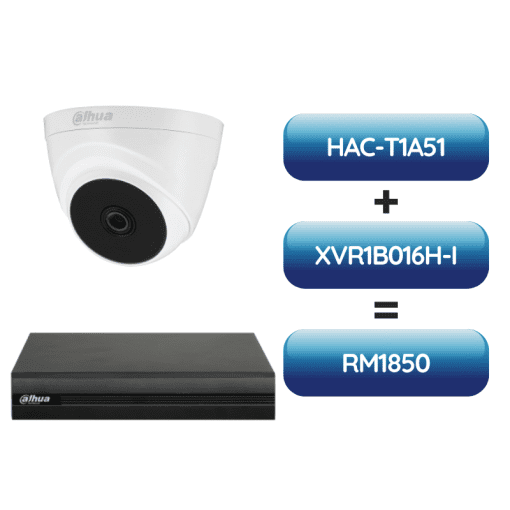 HAC-B1A51 or HAC-T1A51 + XVR1B16H-I | 16CH Penta-brid 5MP Value/1080P Compact 1U 1HDD WizSense Digital Video Recorder - Image 3