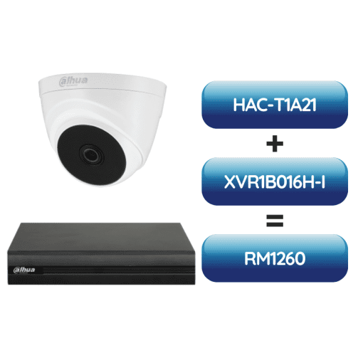 HAC-B1A21 or HAC-T1A21 + XVR1B16H-I | 16CH Penta-brid 5MP Value/1080P Compact 1U 1HDD WizSense Digital Video Recorder - Image 3