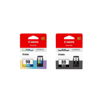 Canon PG-88 Black Ink (21ml) / CL-98 Color Ink (15ml) for E510, E500, E600, E610
